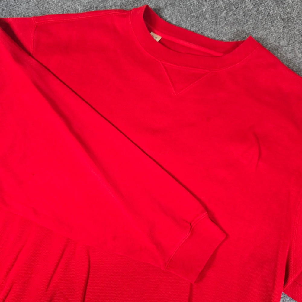 Cutter & Buck Red‎ Pima Cotton Crew Neck Long Sleeve Sweatshirt Mens XL